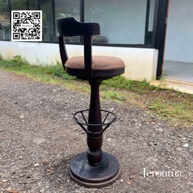 Cowboy Bar Stool Kaki Besi - Jerouma Living