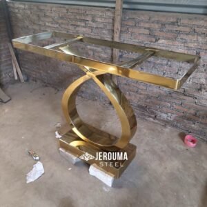 Quest display table stainless steel