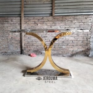 Console table CC dispaly table stainless steel