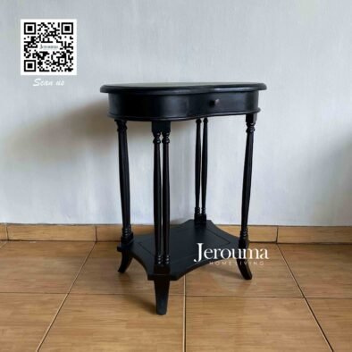 Console Table Black Passion, Meja Kopi Jerouma Living