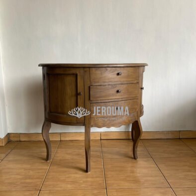 Classic Drawers Walnut Brown - Jerouma Living