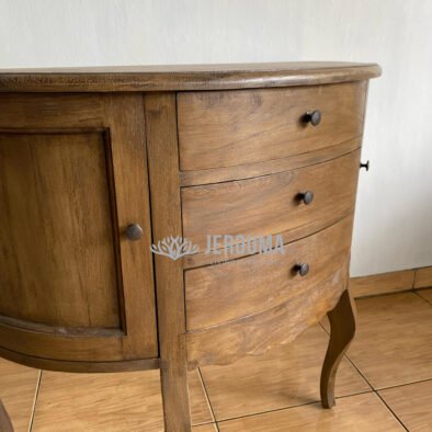 Classic Drawers Walnut Brown - Jerouma Living