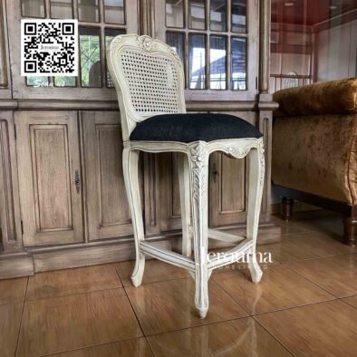 Bar Stool Rustic Eropa Klasik - Jerouma Living