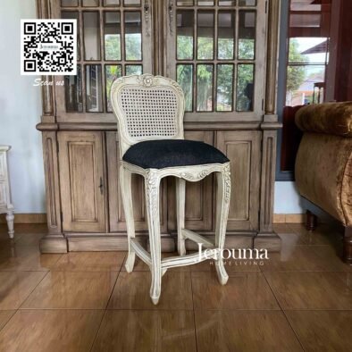 Bar Stool Rustic Eropa Klasik - Jerouma Living