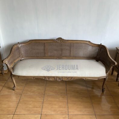 Pride Turkish Prince Sofa With Nature Rattan - Jerouma Living