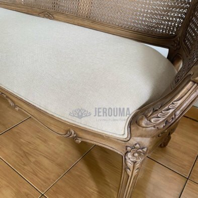 Pride Turkish Prince Sofa With Nature Rattan - Jerouma Living