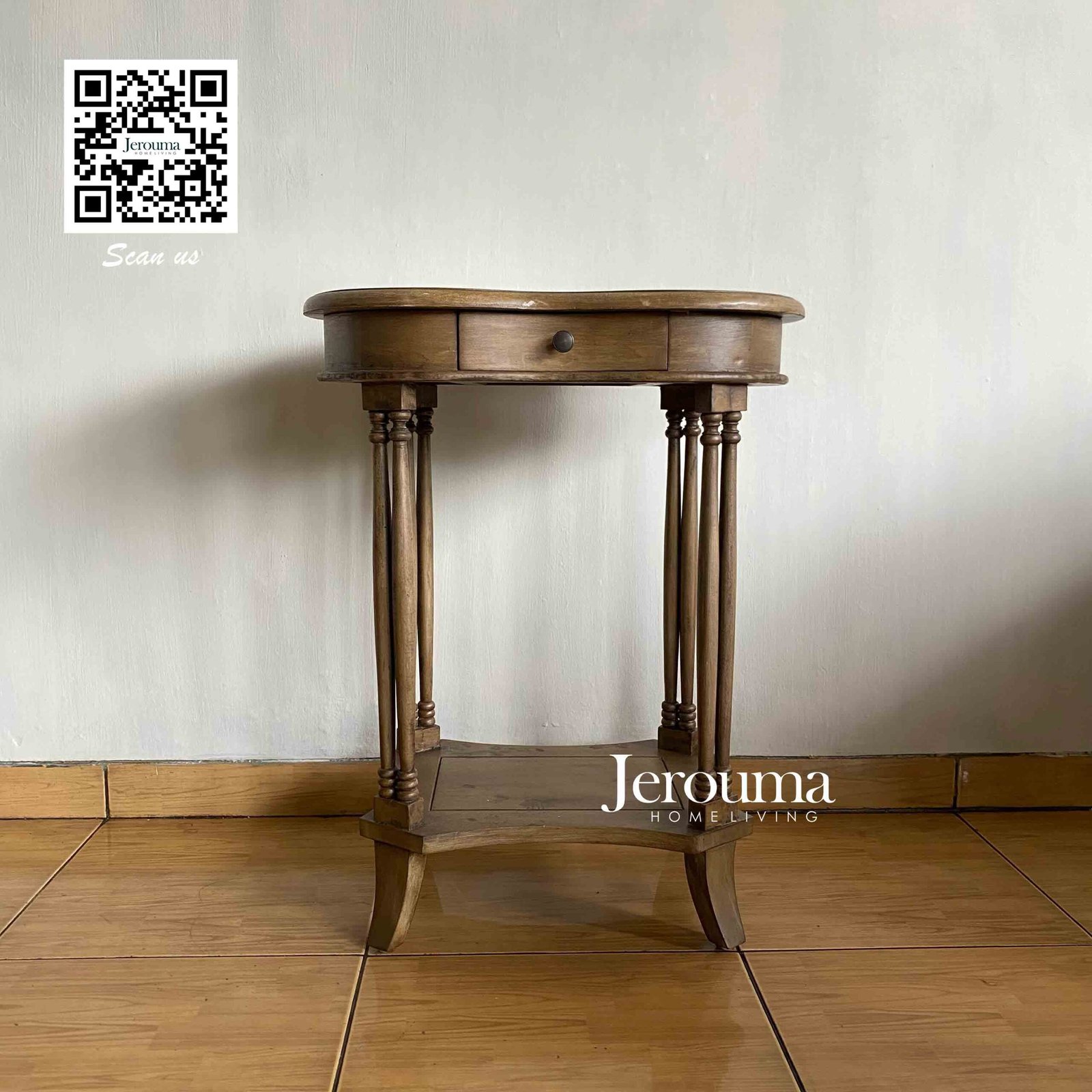 Console Table Peanut Lover, Meja Kopi Jerouma Living