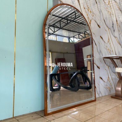 Luxury standing mirror lighting stainless steel