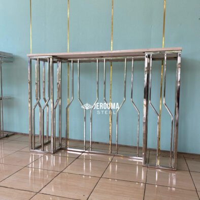 Meja console vendiana stainless steel