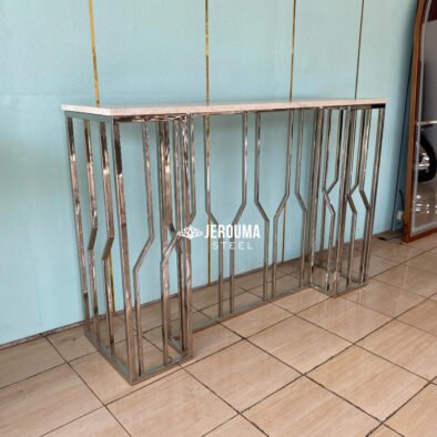 Meja console vendiana stainless steel