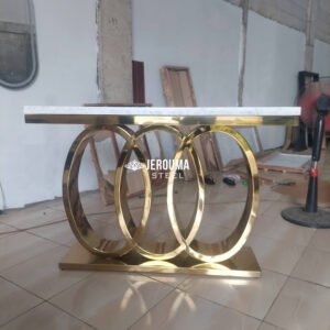 Meja Console Stainless Steel Model Triloop