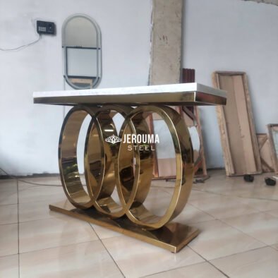 Meja Console Stainless Steel Model Triloop