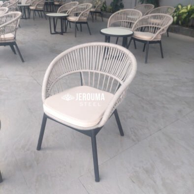 Lounge Chair Modern Stylish, Kursi Makan Rangka Alumunium