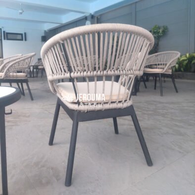 Lounge Chair Modern Stylish, Kursi Makan Rangka Alumunium