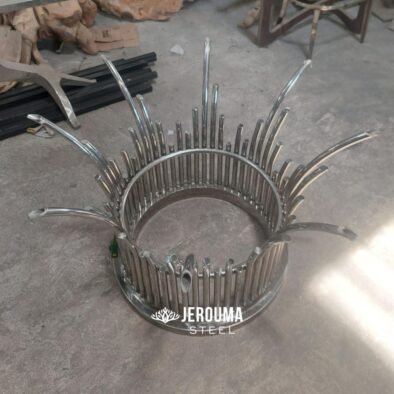 Waterfall Luxurious Dining Table Stainless Steel