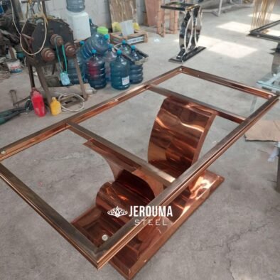 Rangka Meja Makan Lovely Stainless Steel Modern Style