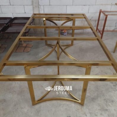 Beauty Curve Meja Makan Stainless Steel - Jerouma Steel