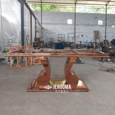 Rangka Meja Makan Lovely Stainless Steel Modern Style