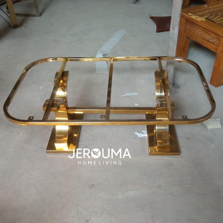 Rangk Meja Tamu CC Luxury Stainless Steel
