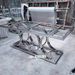 Rangka Meja Makan Modern Living Stainless Steel
