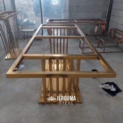 Rangka Meja Makan Stainless Steel Modern Living Style