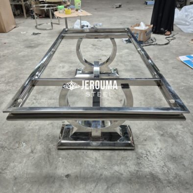 Rings Coffee Table, Meja Tamu Stainless Steel