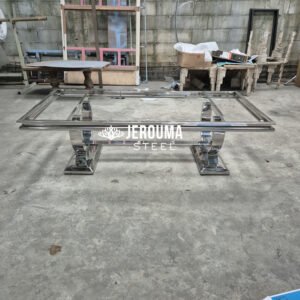 Rings Coffee Table, Meja Tamu Stainless Steel