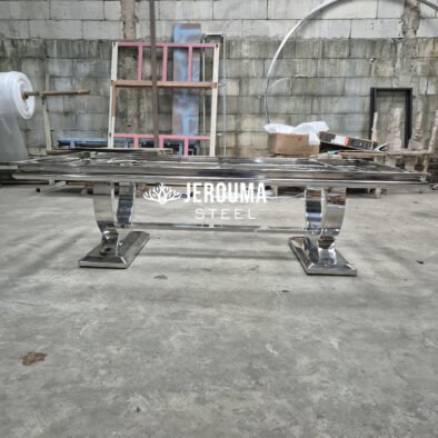 Rings Coffee Table, Meja Tamu Stainless Steel