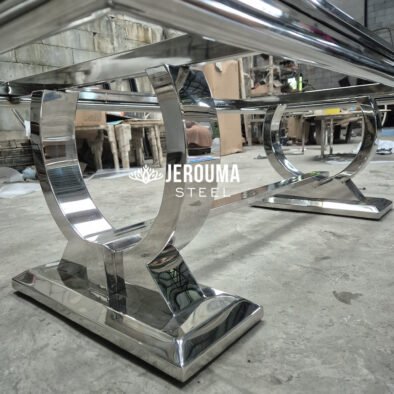 Rings Coffee Table, Meja Tamu Stainless Steel