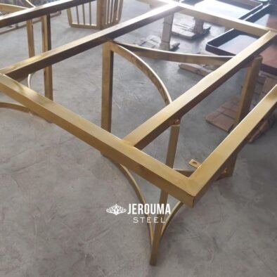 Beauty Curve Meja Makan Stainless Steel - Jerouma Steel