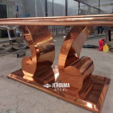 Rangka Meja Makan Lovely Stainless Steel Modern Style