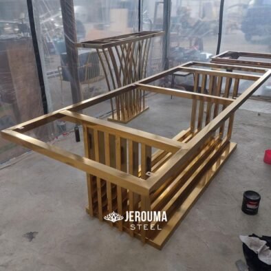 Rangka Meja Makan Stainless Steel Modern Living Style