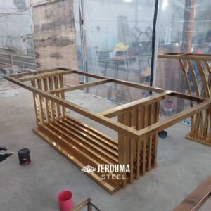 Rangka Meja Makan Stainless Steel Modern Living Style