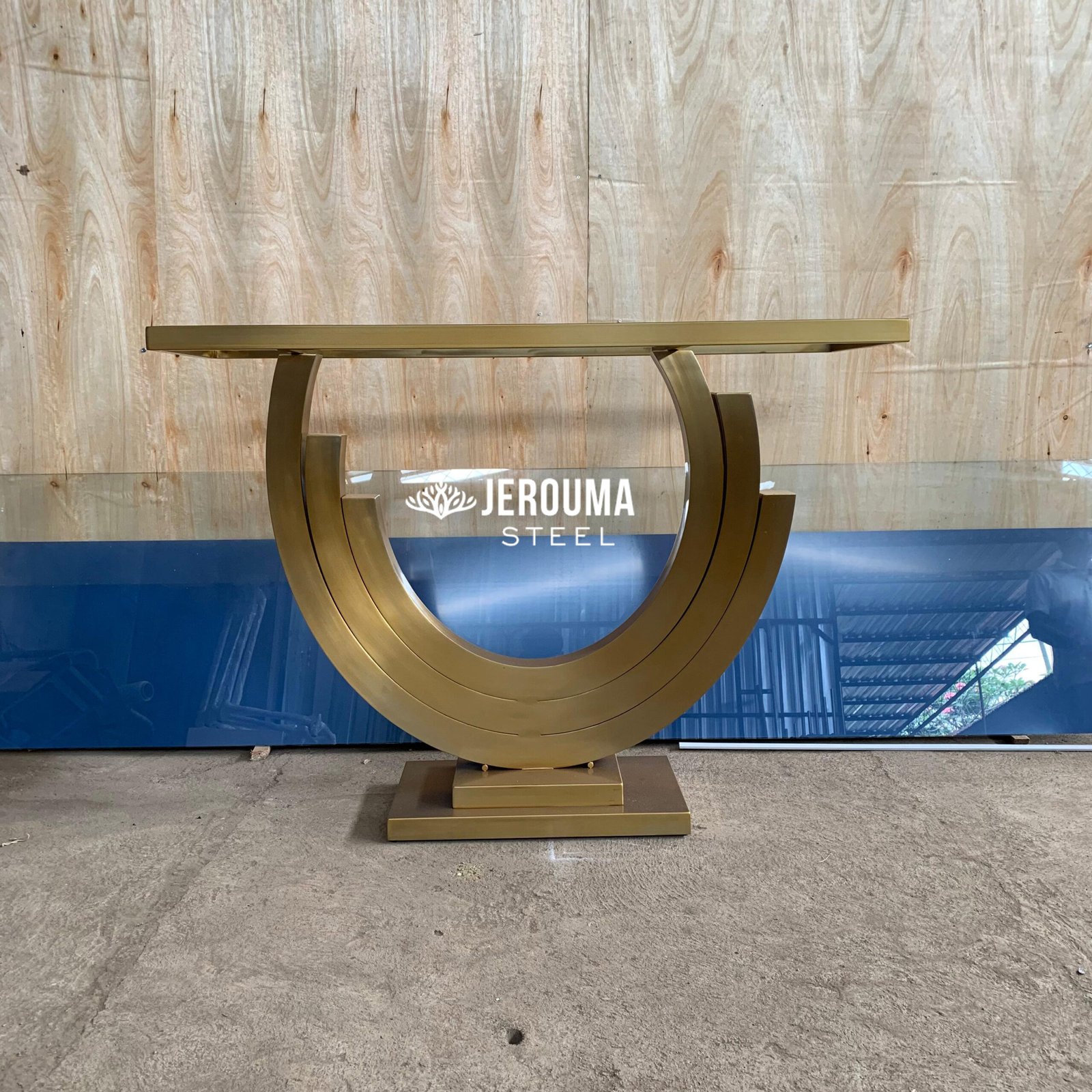 Meja Konsol Modern Stainless Steel