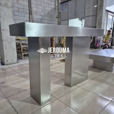 Luxury Console Table Hairline Stainless Steel