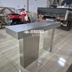 Luxury Console Table Hairline Stainless Steel