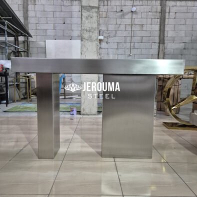 Luxury Console Table Hairline Stainless Steel