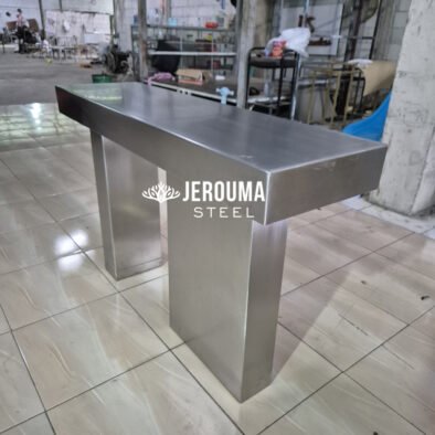 Luxury Console Table Hairline Stainless Steel