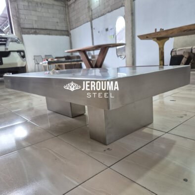 Coffee Table Luxury Hairlines Stainless Steel