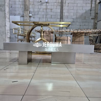 Coffee Table Luxury Hairlines Stainless Steel