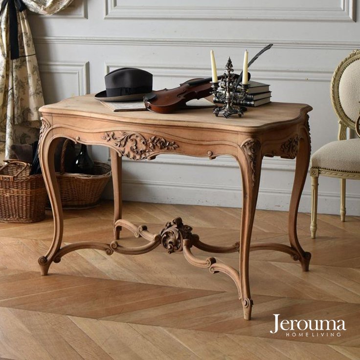 Meja Klasik Ukir French Style – Elegan dan Berkelas