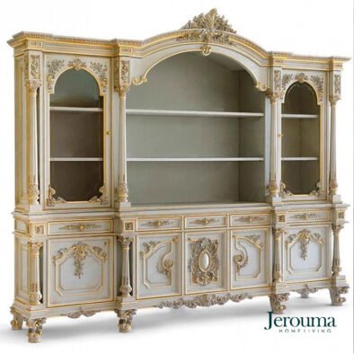 Lemari Pajangan Klasik Mewah – Luxury Classic Display Cabinet