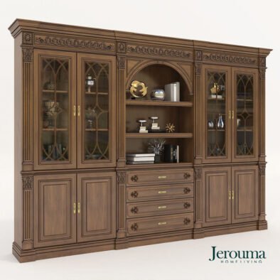 Lemari Pajangan Klasik Kayu Jati – Classic Display Cabinet Jerouma Home Living