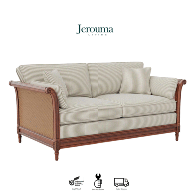 Sofa Klasik Kayu Jati Elegan Jerouma