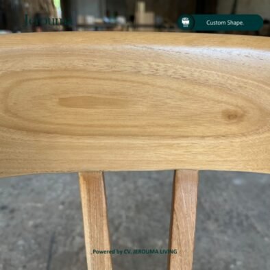 Kursi Makan Kayu Custom Minimalis dengan Dudukan Empuk | Jerouma Living