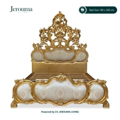 Dipan Mewah Ukir Gold 180x200 cm | Jerouma Living