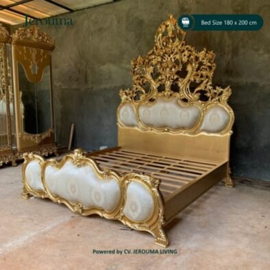 Dipan Mewah Ukir Gold 180x200 cm | Jerouma Living