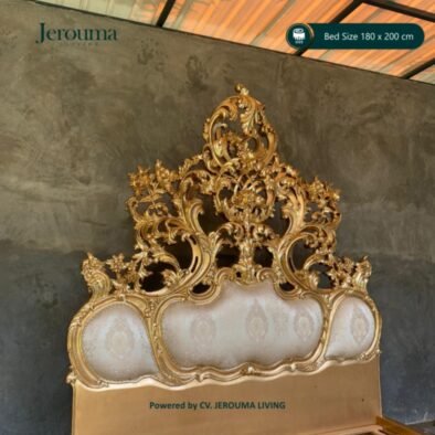 Dipan Mewah Ukir Gold 180x200 cm | Jerouma Living