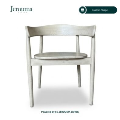 Kursi Makan Kayu Minimalis Custom – Kursi Dining Chair Kayu Solid | Jerouma Living