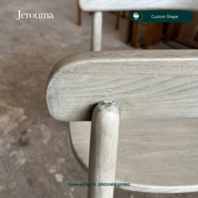 Kursi Makan Kayu Minimalis Custom – Kursi Dining Chair Kayu Solid | Jerouma Living
